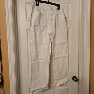 Potady White Jeans Women’s Size S (Fits 8–10) Stretch Cotton New With Tags
